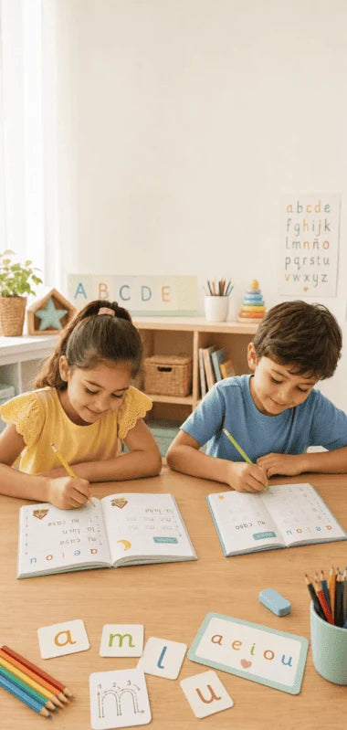 Set Cuaderno Magic Caligrafía